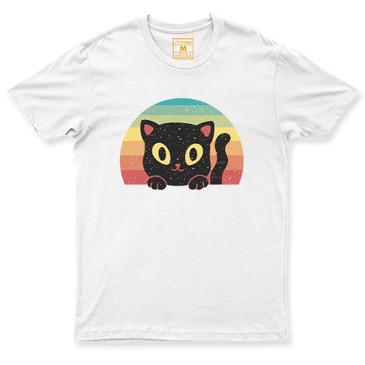 C. Spandex Shirt: Cat Sunset