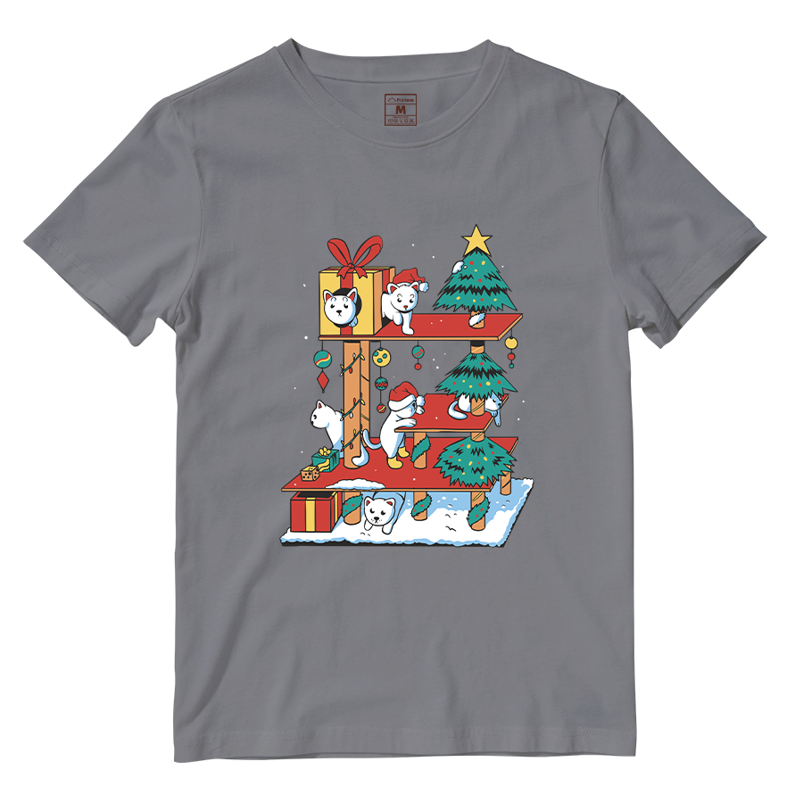 Cotton Shirt: Cat Tree