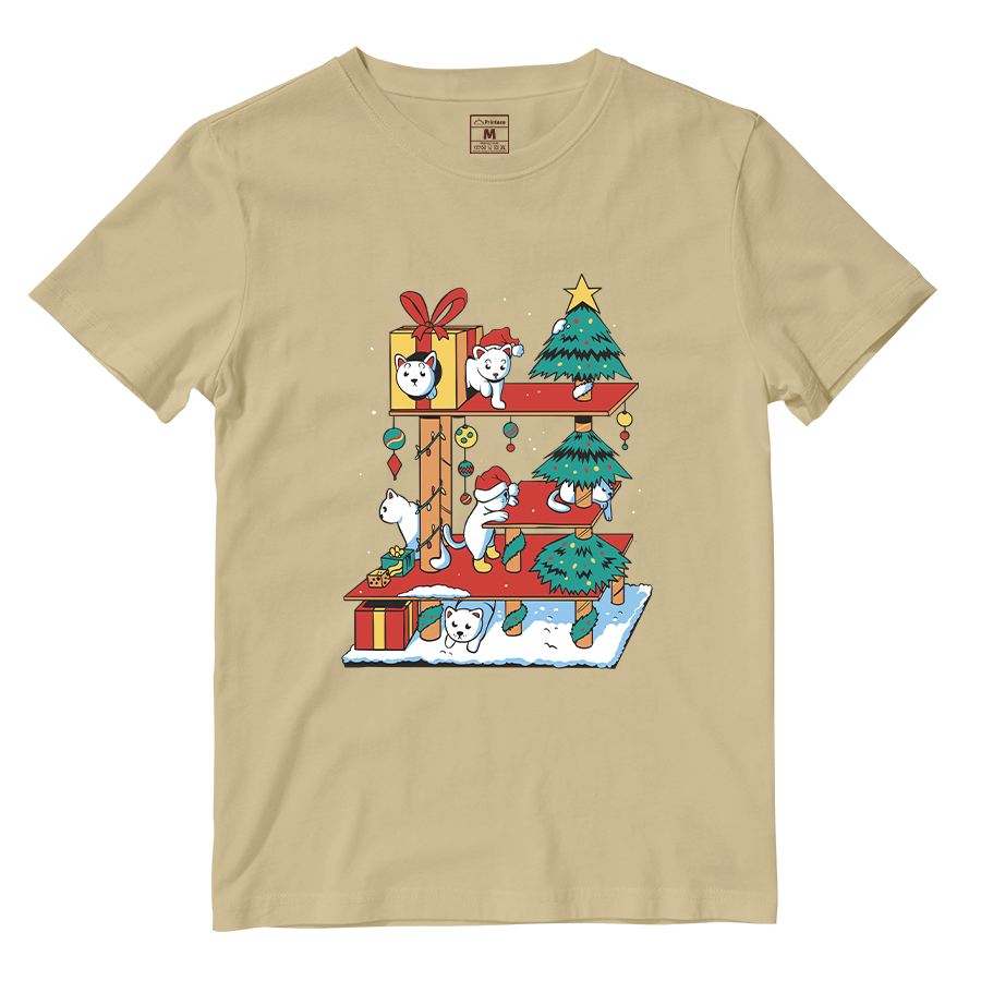 Cotton Shirt: Cat Tree