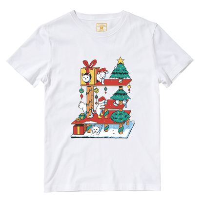 Cotton Shirt: Cat Tree