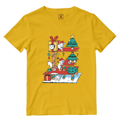 Cotton Shirt: Cat Tree