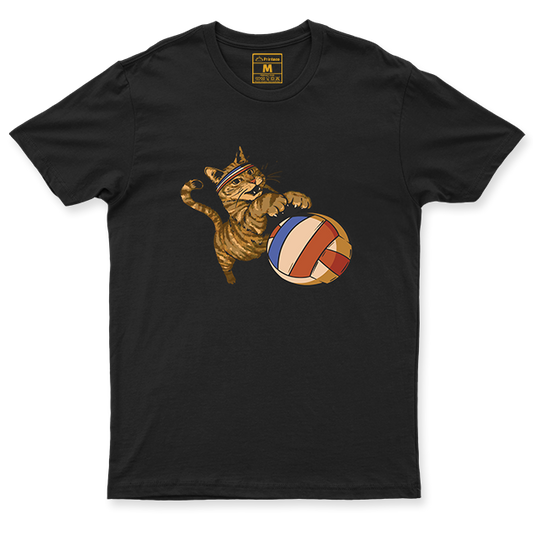 Drifit Shirt: Cat Volleyball