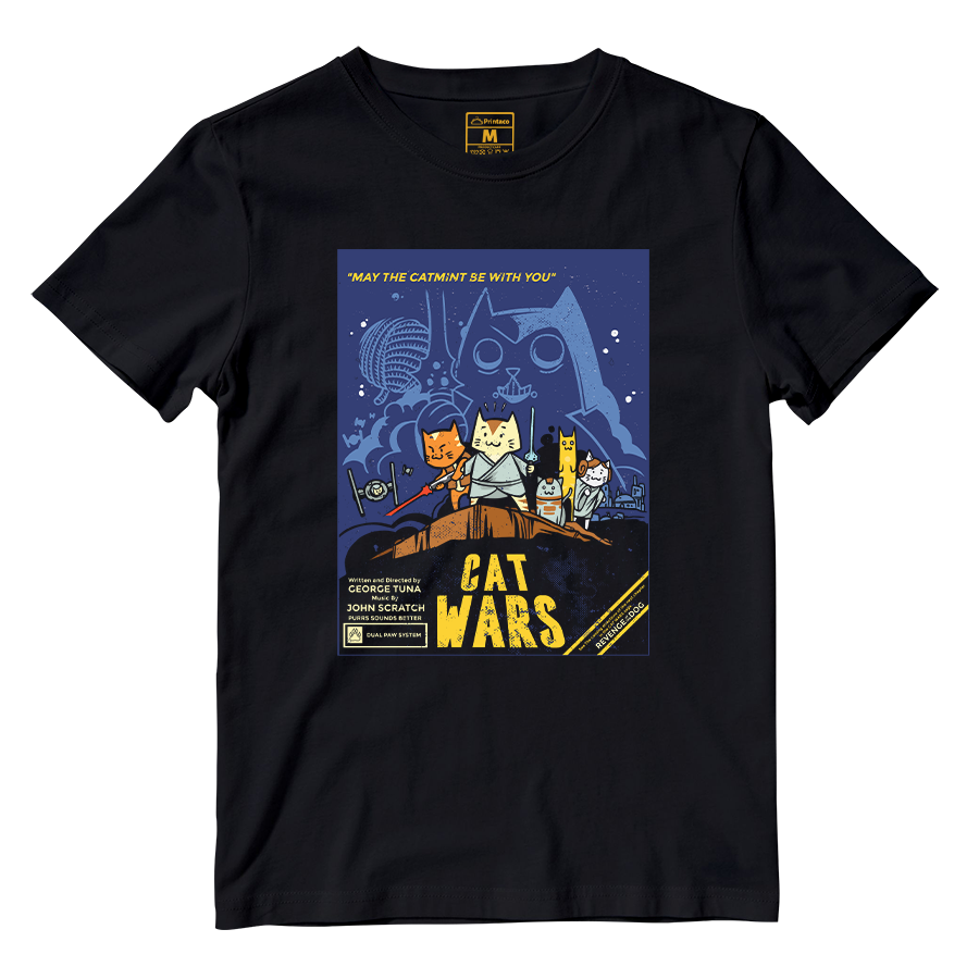 Cotton Shirt: Cat Wars