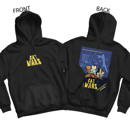 Cat Wars Hoodie (Front and Back)