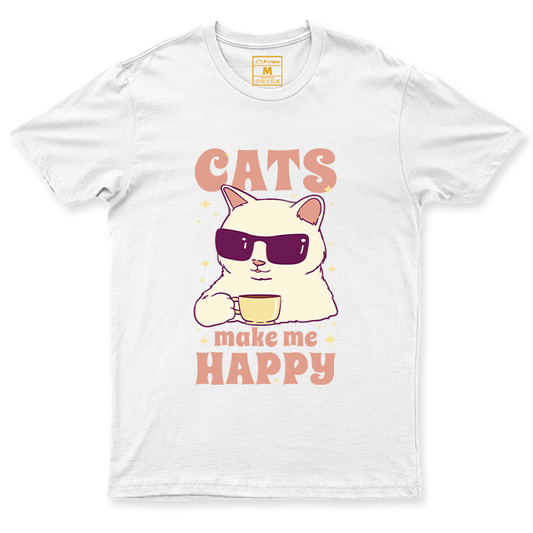 C. Spandex Shirt: Cats Happy