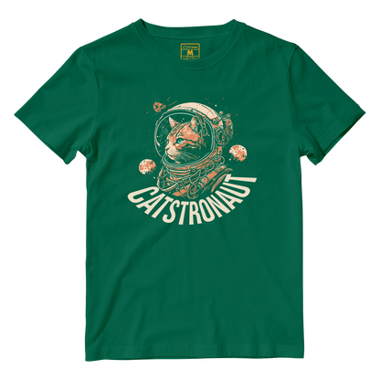 Cotton Shirt: Catstronaut