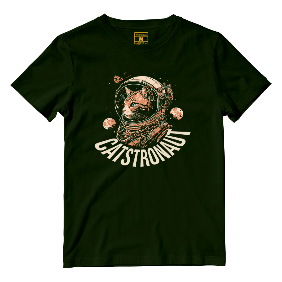 Cotton Shirt: Catstronaut