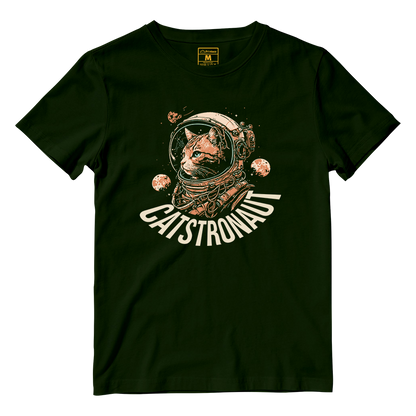 Cotton Shirt: Catstronaut