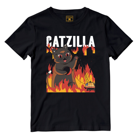 Cotton Shirt: Catzilla Destroyer