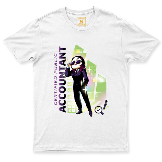C.Spandex Shirt: Cool Accountant  Female