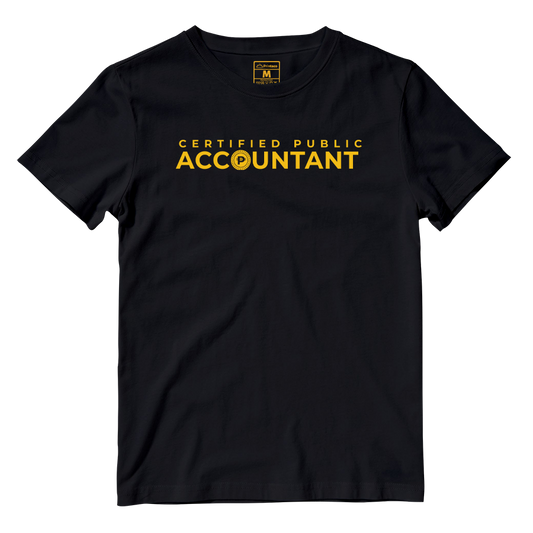 Cotton Shirt: Certified Public Accountant Yellow
