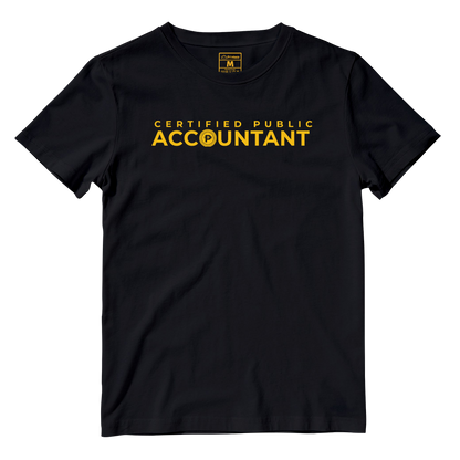 Cotton Shirt: Certified Public Accountant Yellow