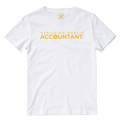 Cotton Shirt: Certified Public Accountant Yellow