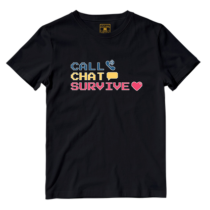 Cotton Shirt: Chat Call Survive