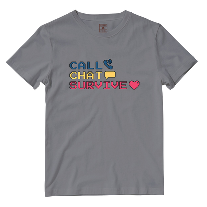 Cotton Shirt: Chat Call Survive