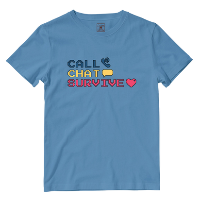 Cotton Shirt: Chat Call Survive