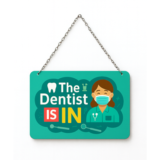 Door Sign: Dentist Female