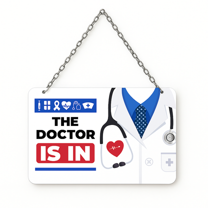 Door Sign: Doctor Coat