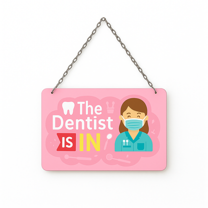 Door Sign: Dentist Female