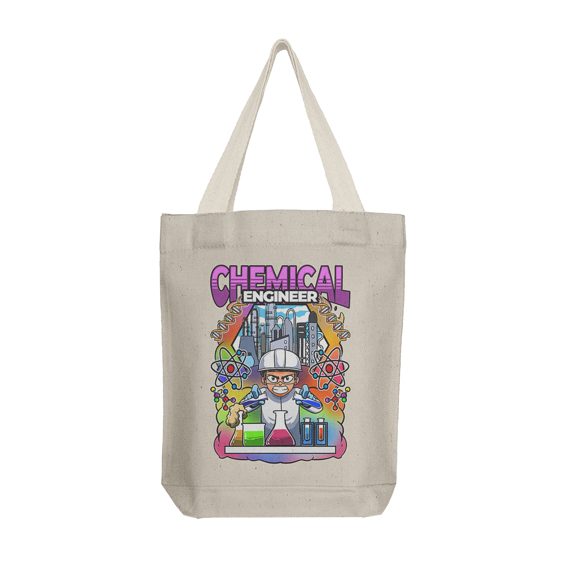 Tote Bag: Chemical Engineer Male