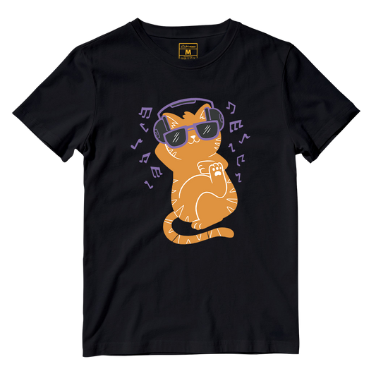 Cotton Shirt: Chilling Cat