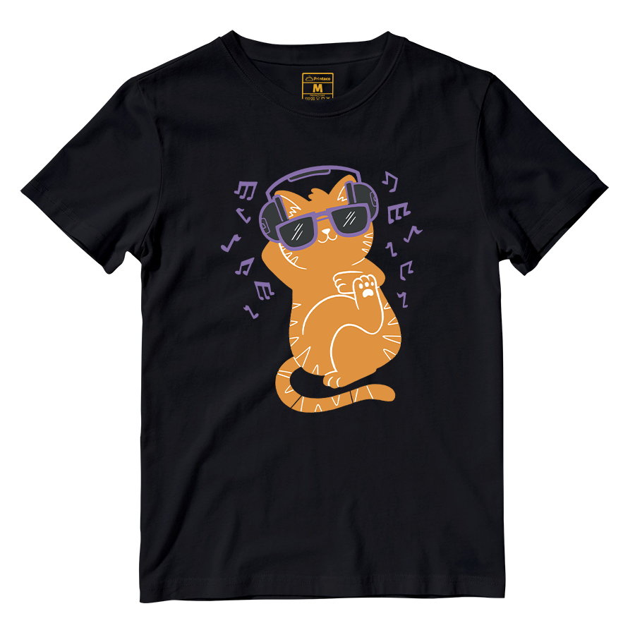 Cotton Shirt: Chilling Cat