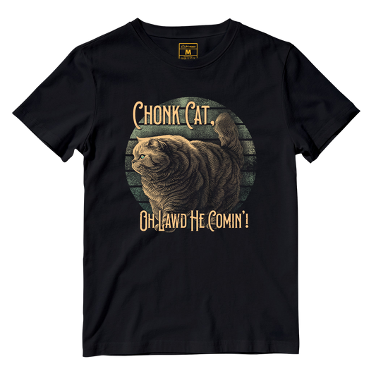 Cotton Shirt: Chonk Cat