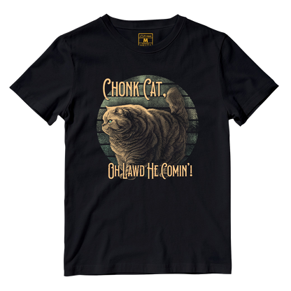 Cotton Shirt: Chonk Cat