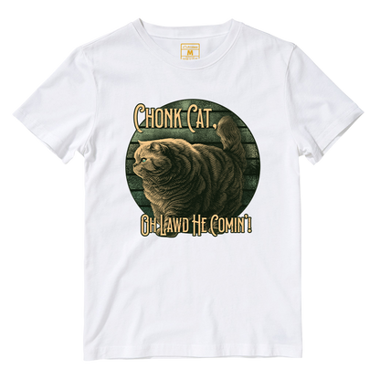 Cotton Shirt: Chonk Cat