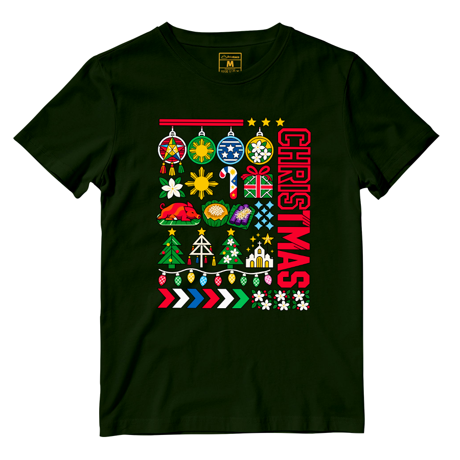 Cotton Shirt: Christmas Ornaments