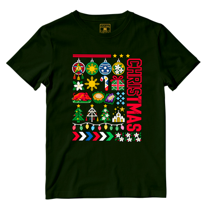 Cotton Shirt: Christmas Ornaments