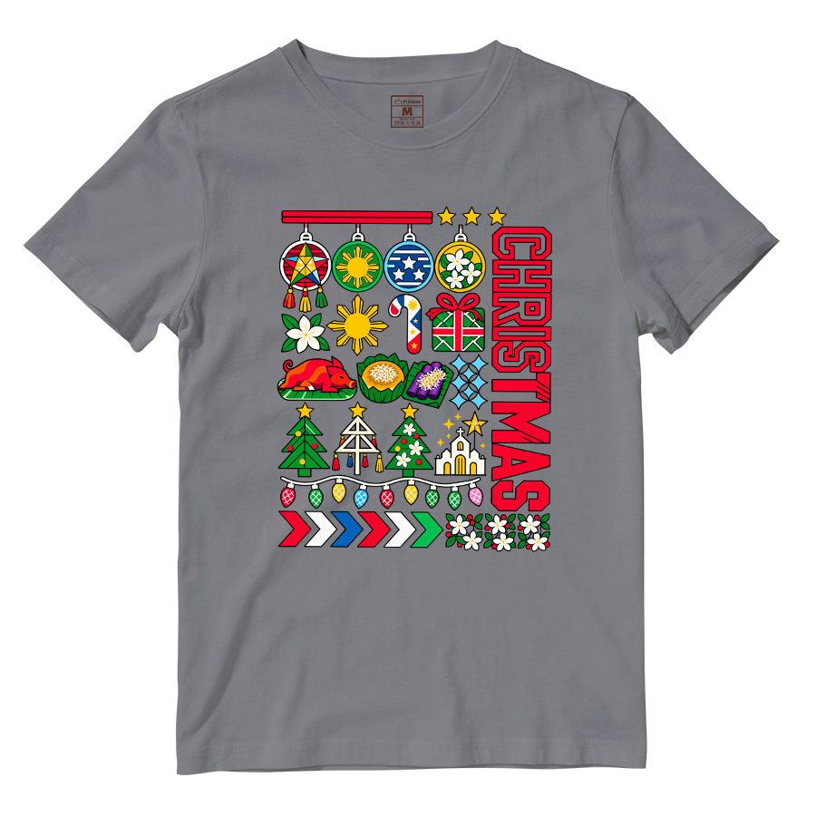Cotton Shirt: Christmas Ornaments
