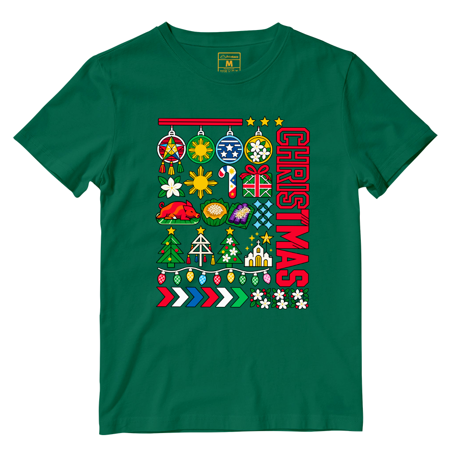 Cotton Shirt: Christmas Ornaments