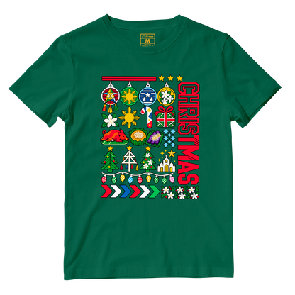 Cotton Shirt: Christmas Ornaments