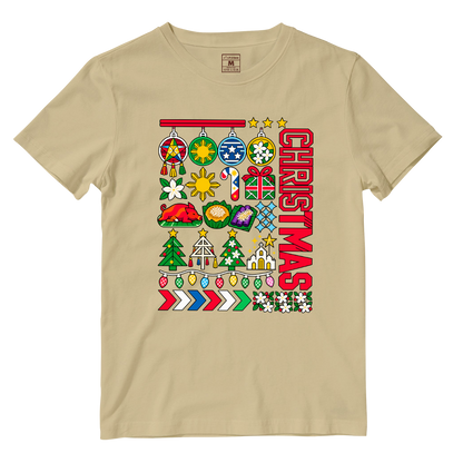 Cotton Shirt: Christmas Ornaments