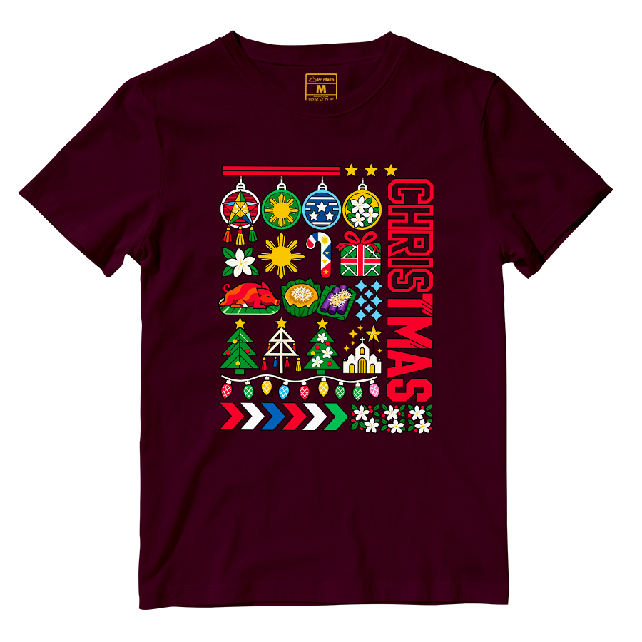 Cotton Shirt: Christmas Ornaments