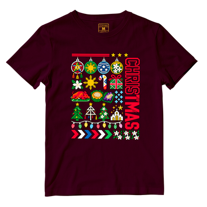Cotton Shirt: Christmas Ornaments