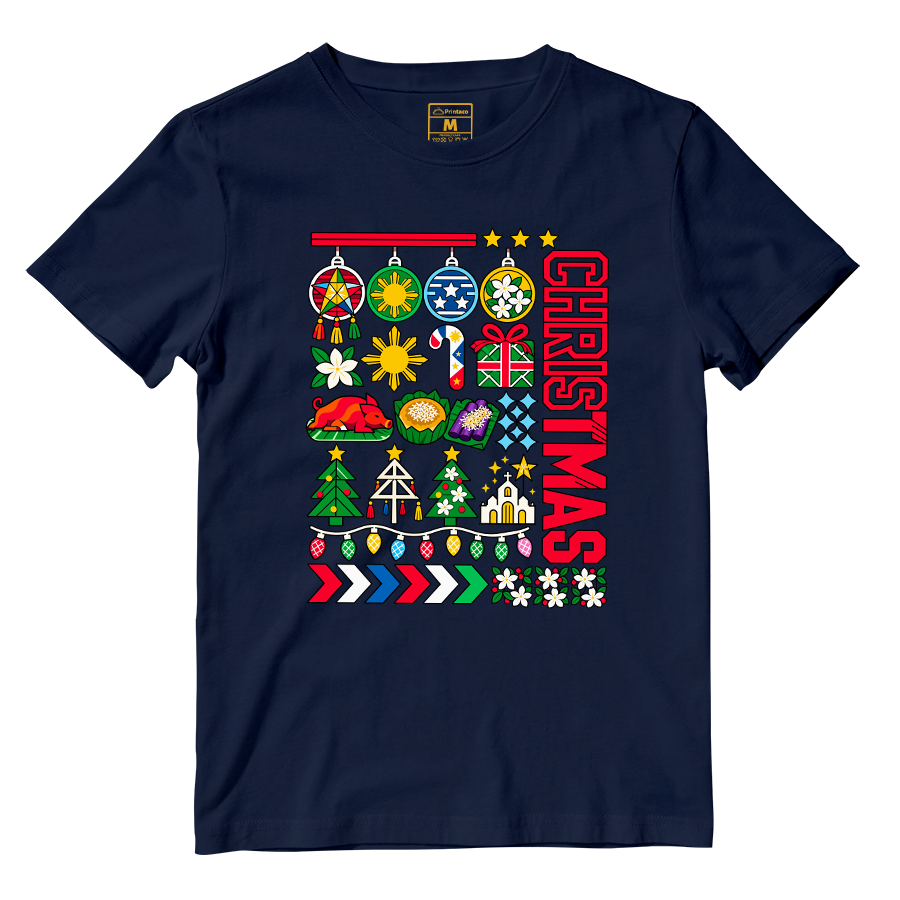 Cotton Shirt: Christmas Ornaments