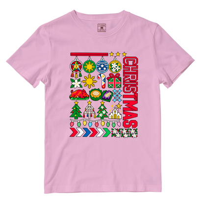 Cotton Shirt: Christmas Ornaments