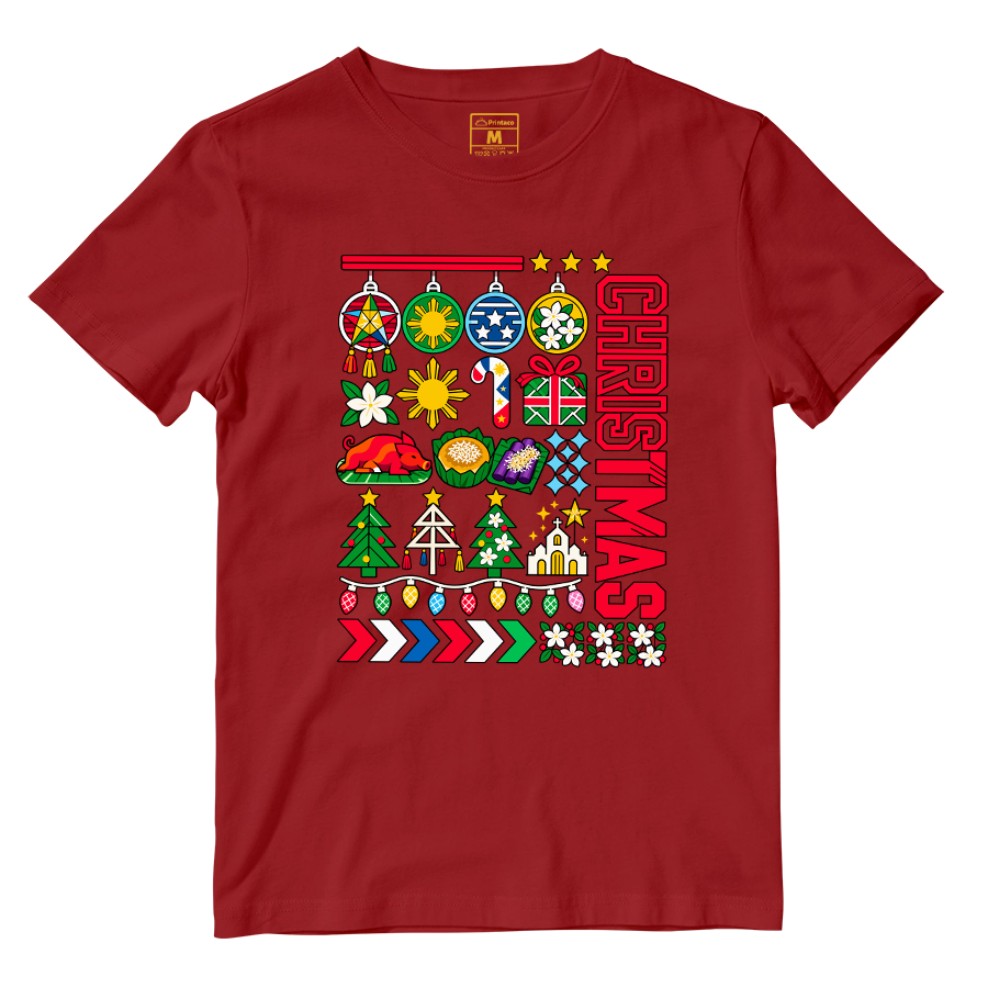 Cotton Shirt: Christmas Ornaments