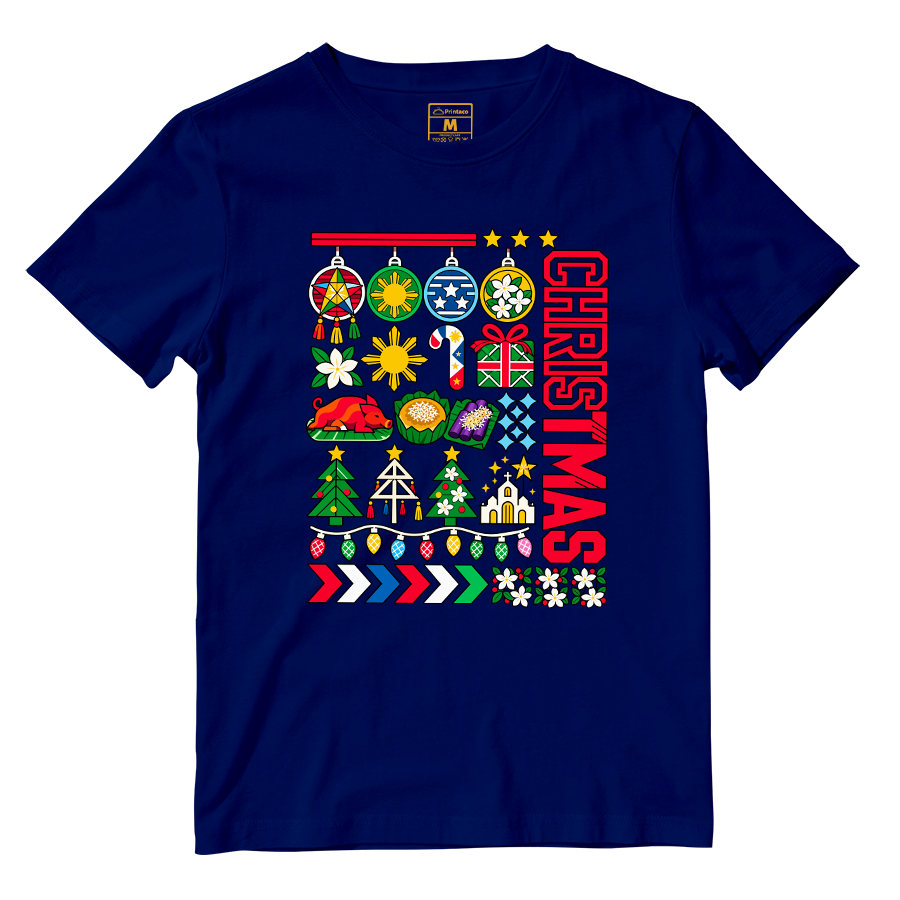 Cotton Shirt: Christmas Ornaments
