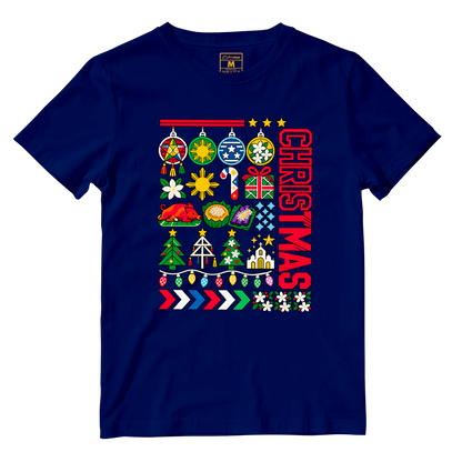 Cotton Shirt: Christmas Ornaments