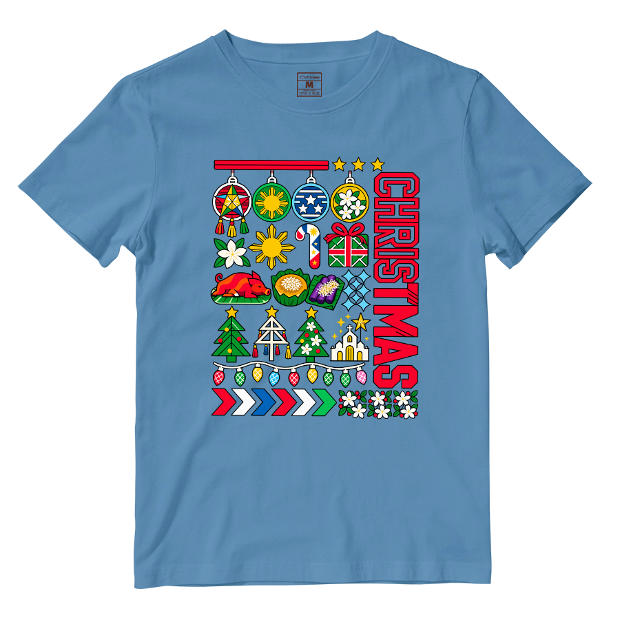Cotton Shirt: Christmas Ornaments