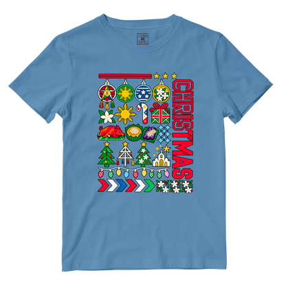 Cotton Shirt: Christmas Ornaments