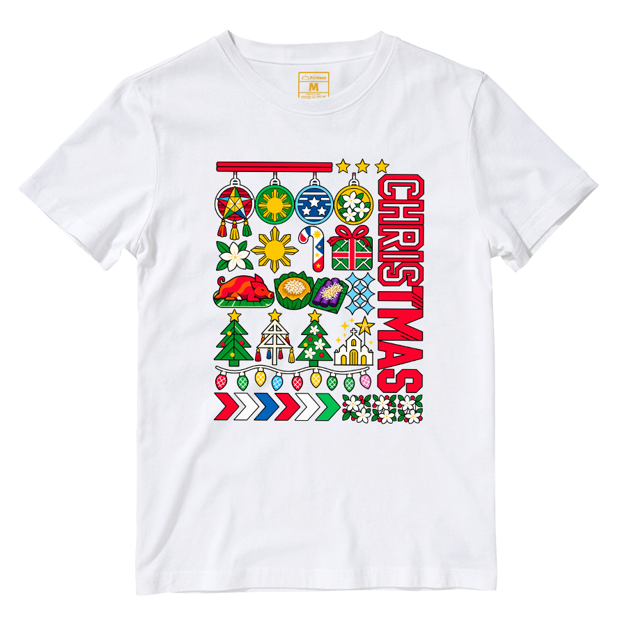 Cotton Shirt: Christmas Ornaments