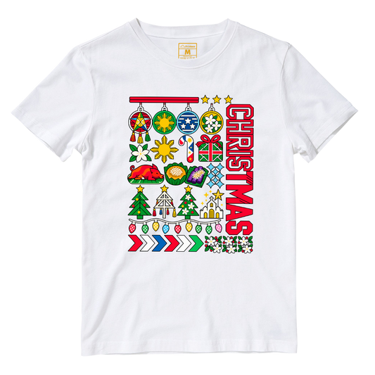 Cotton Shirt: Christmas Ornaments