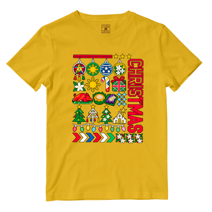 Cotton Shirt: Christmas Ornaments