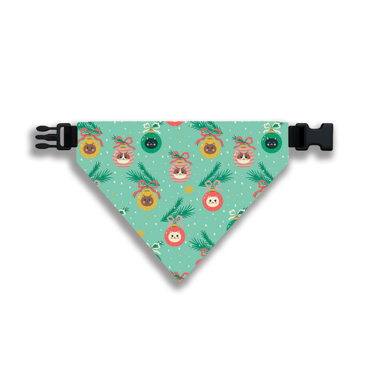 Pet Bandana: Christmas Cat Balls