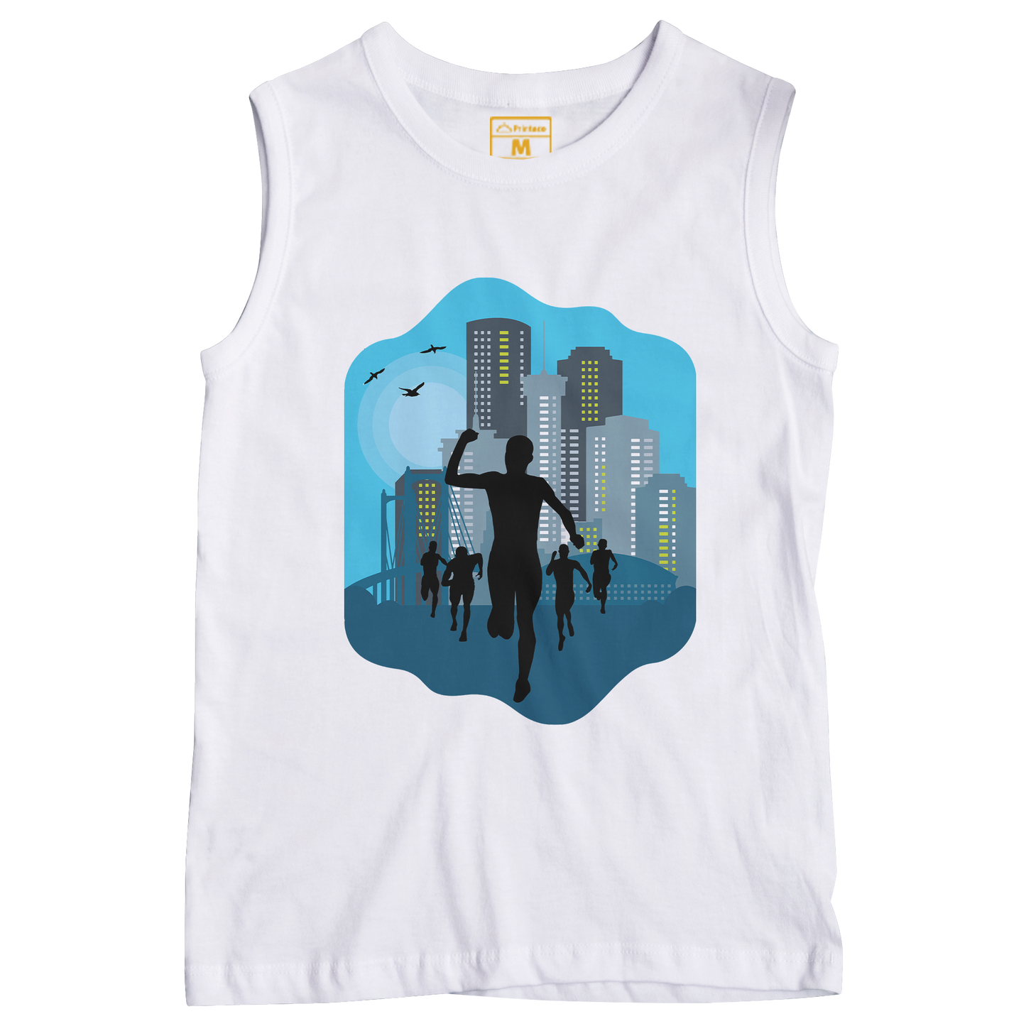 Sleeveless Drifit Shirt: City Running