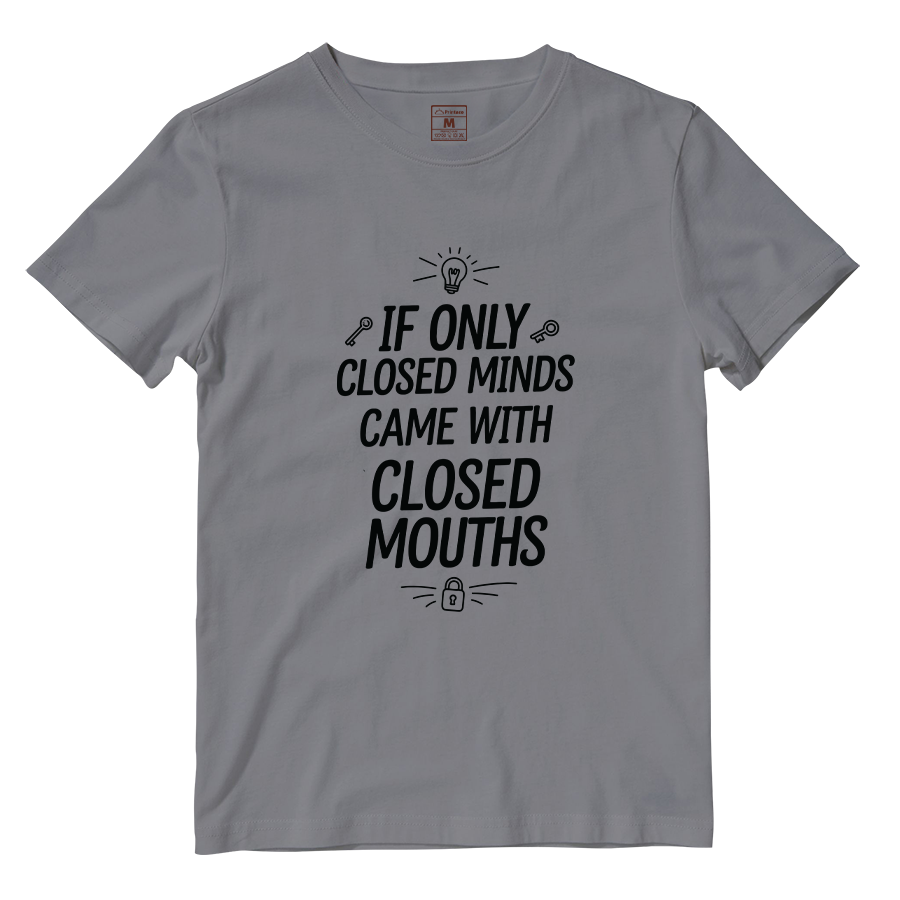 Cotton Shirt: Closed Mouths